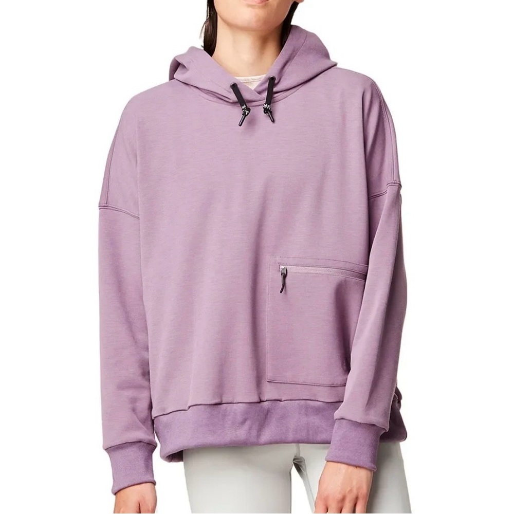 Lavender Hooded Sweatshirt Hoodie - Women